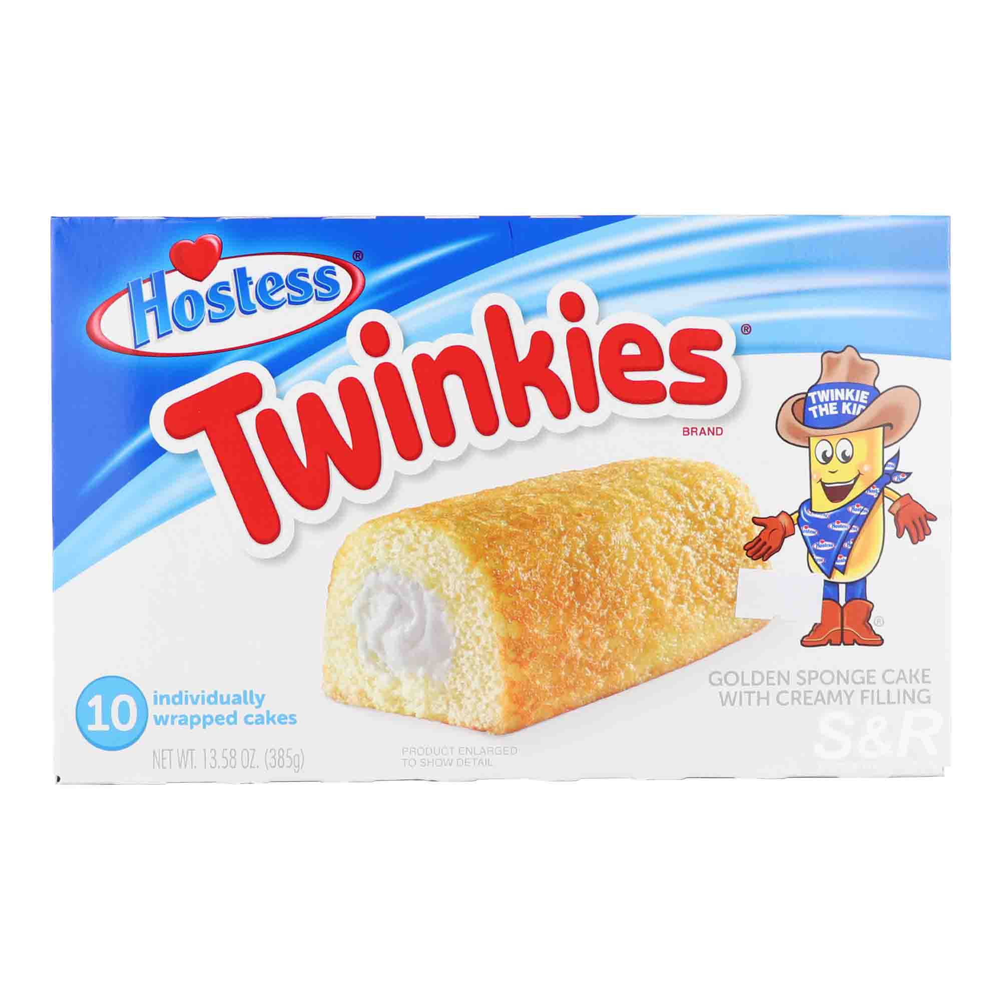Hostess Twinkies Golden Sponge Cake (38.5g x 10pcs)